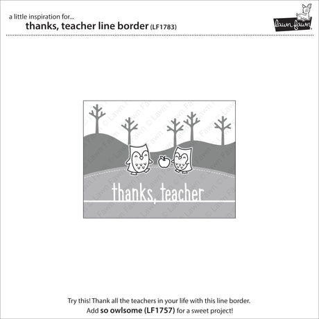 thanks, teacher line border