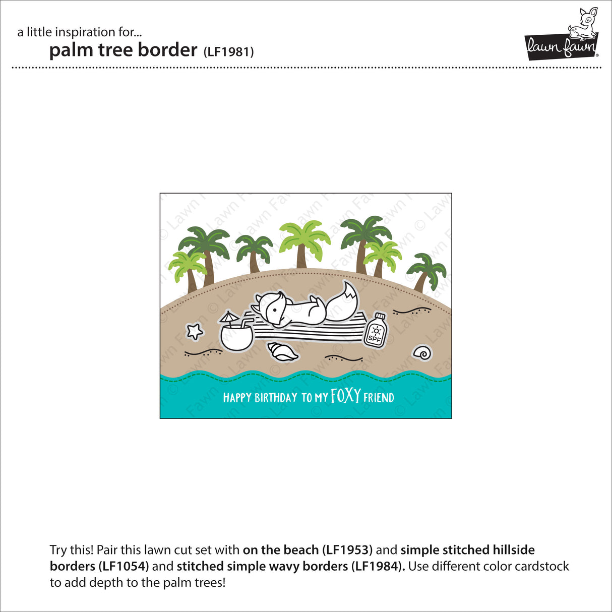 palm tree border