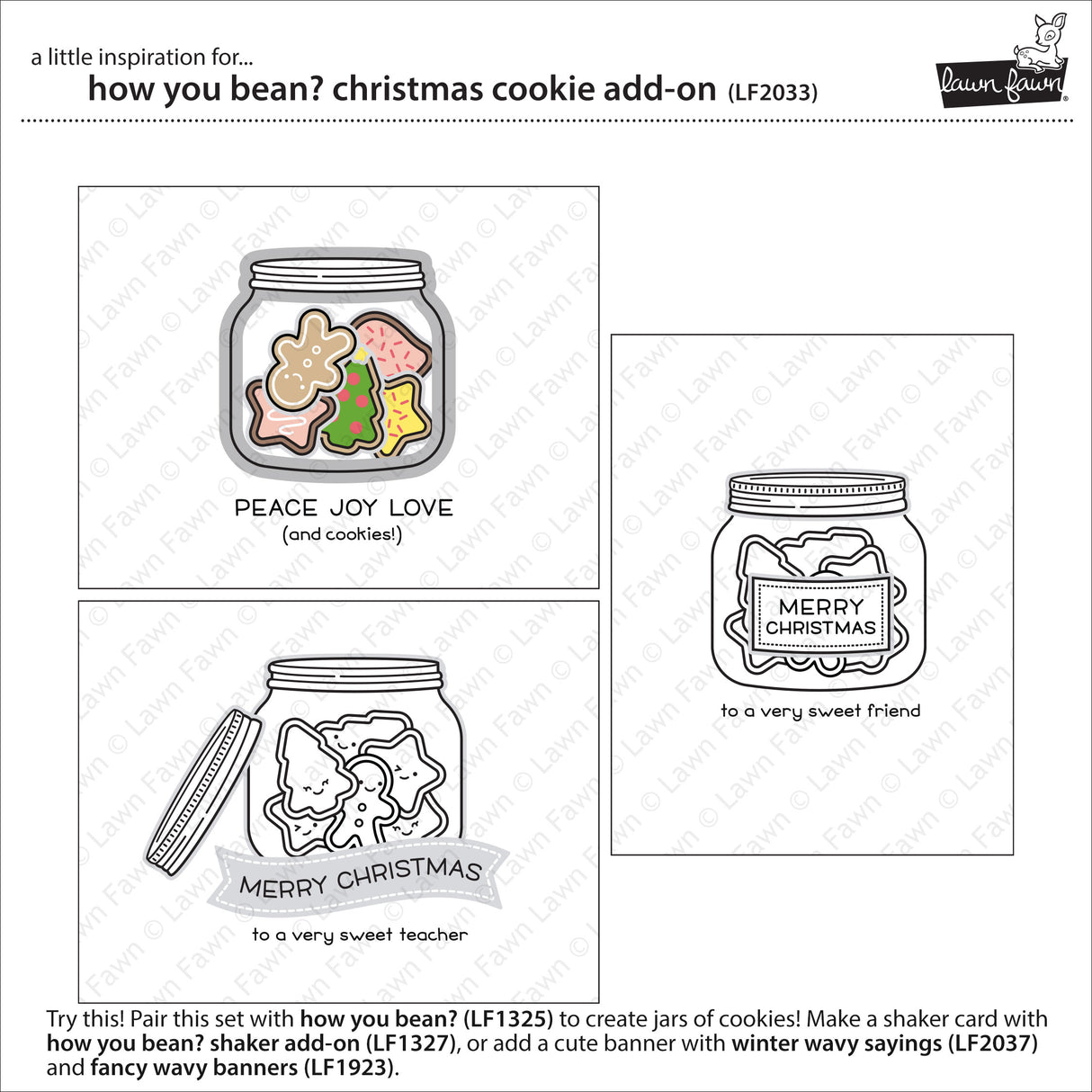 how you bean? christmas cookie add-on