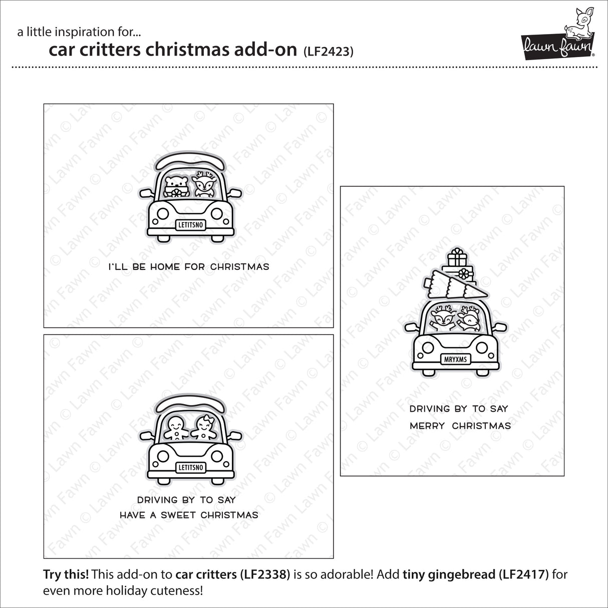 car critters christmas add-on