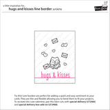 hugs and kisses line border