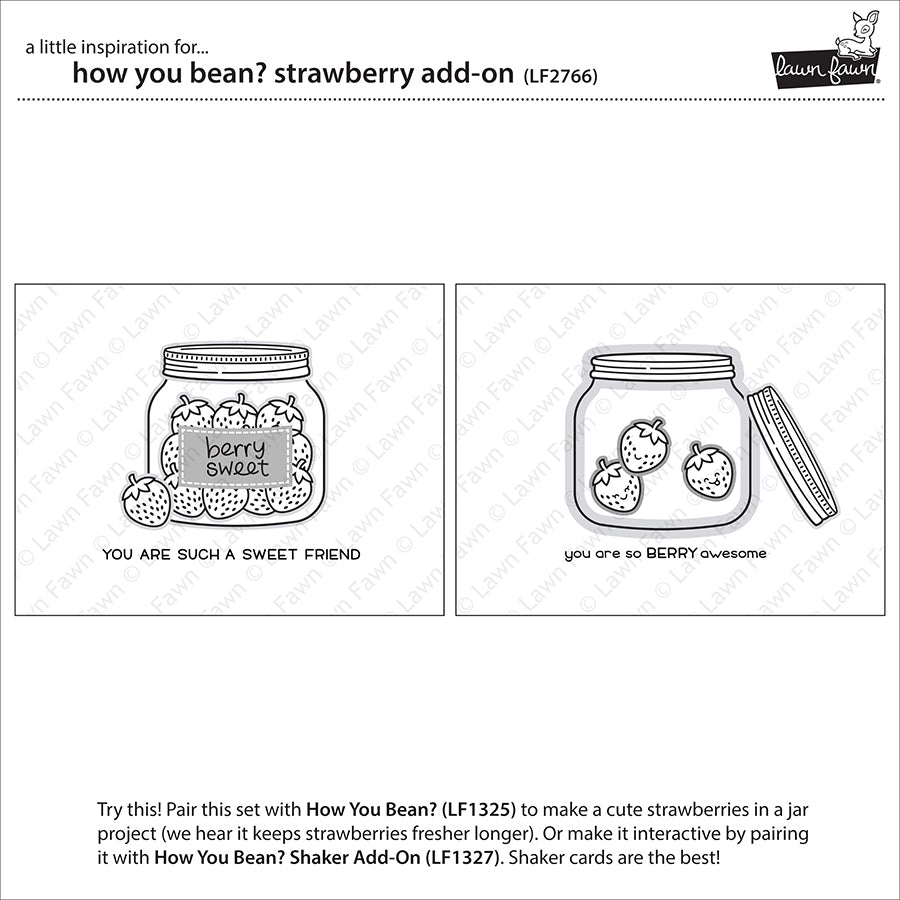 how you bean? strawberries add-on