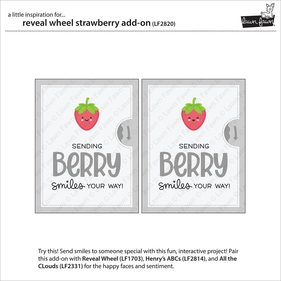 reveal wheel strawberry add-on