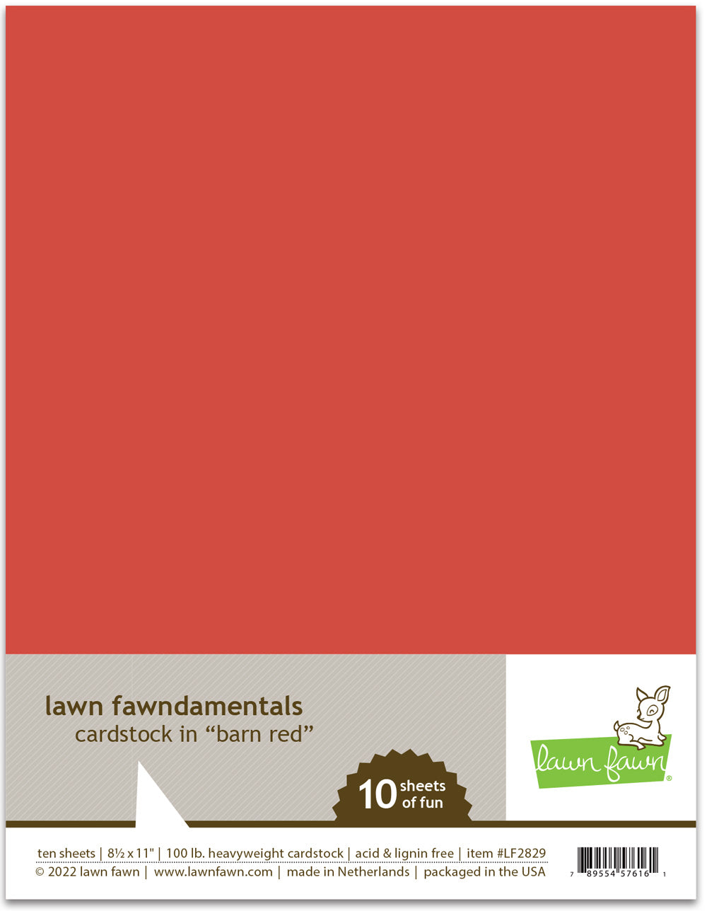 Fun on The Farm Double Sided Cardstock 12 inch x12 inch Red Barns