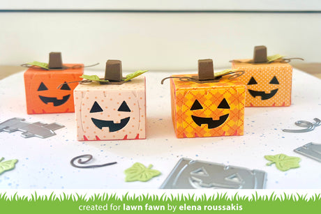 tiny gift box jack-o'-lantern add-on