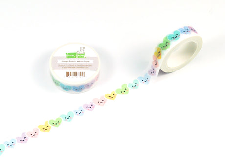 happy hearts washi tape