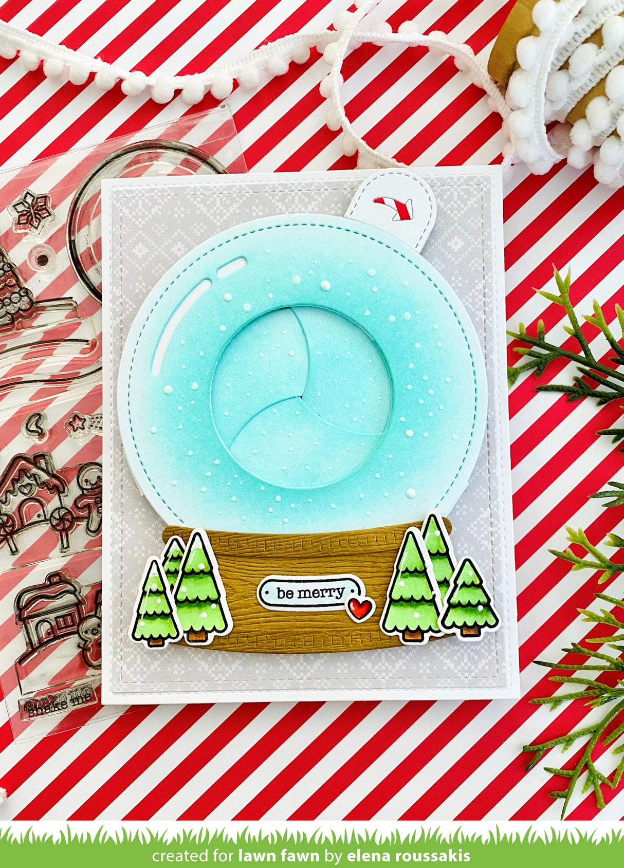 magic iris snow globe add-on