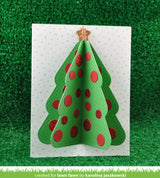 outside in stitched christmas tree stackables