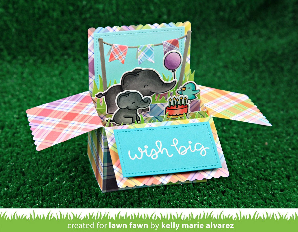 scalloped box card pop-up