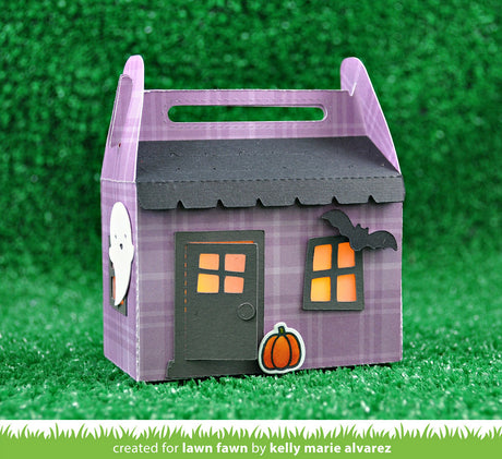 scalloped treat box haunted house add-on