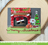 shadow box card fireplace add-on