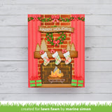 shadow box card fireplace add-on