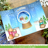 shutter card snow globe add-on