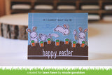 happy easter line border