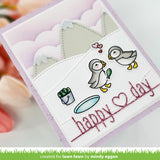 happy heart day line border